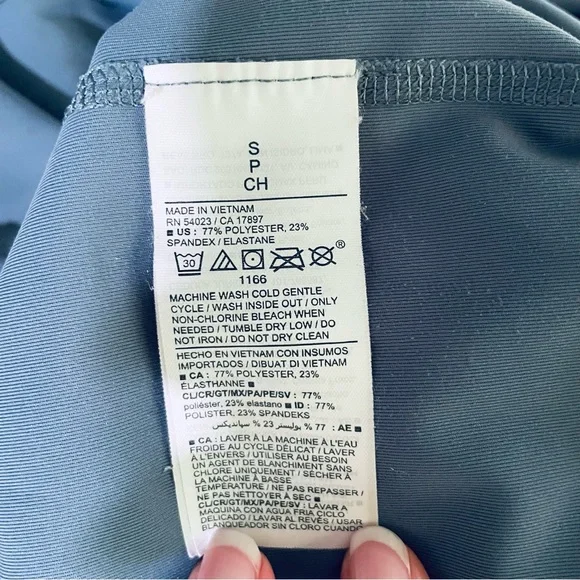 Old Navy Women's Extra High-Rise Go-Dry Powersoft Skort in Teal Blue Size Small - Picture 10 of 10